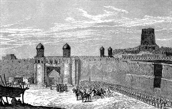 The handover of Khiva on the Russian Trupoen on May 29