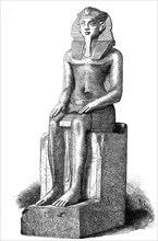 Statue of a Sebakhotep the thirteenth dynasty