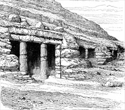 The rock tombs at Beni Hassan