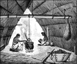 Apartment of the Indians in Central America