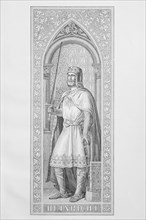 Henry I (* around 876, † July 2 936) from the noble Liudolfinger was from 912 Duke of Saxony and King of 919-936 Ostfrankenreiches, Henry the Fowler  /  Heinrich I. (* um 876; † 2. Juli 936) aus dem A...