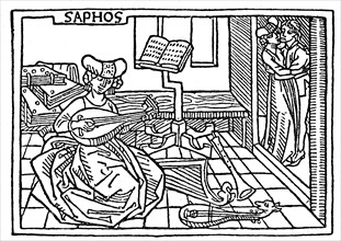 Sappho. From the book by Boccaccio