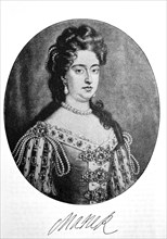 . Maria II, English Mary II (born April 30, 1662 † December 28, 1694) was Queen of England, Scotland and Ireland  /  Maria II., englisch Mary II (* 30. April 1662; † 28. Dezember 1694), war Koenigin v...