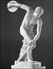 Discus thrower statue in the Vatican