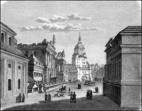 Lublin in Poland in the 16th century  /  Lublin in Polen im 16. Jahrhundert