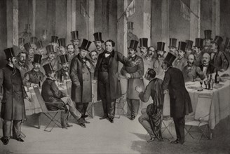 Banquet held by the Progressives on 20th December, 1863