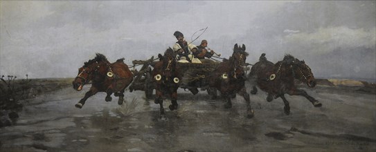 Jozef Chelmonski, Four-in-Hand, 1881