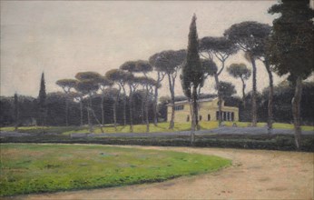 Aleksander Gierymski, Villa Borghese in Rome, ca