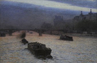 Aleksander Gierymski, Evening on the Seine, 1893