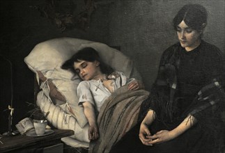 Stanislaw Grocholski, Death of an Orphan, 1884