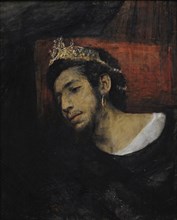 Ahasuerus, Portrait by Maurycy Gottlieb