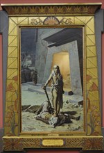 Moses Killing an Egyptian, 1883, by Pawel Merwart ,