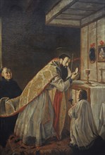 Friar Juan Ricci, Saint Benedict celebrating Mass, ca
