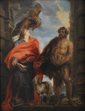 Anton van Dyck, Saint John the Evangelist and Saint John the Baptist, ca