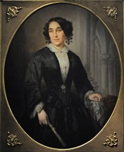 Jose Maria Romero Lopez, Portrait of a lady, 1853
