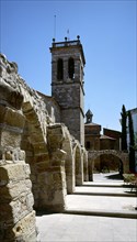 Bell tower of the church of Saint Paul of Narbonne, Spain, Anglesola