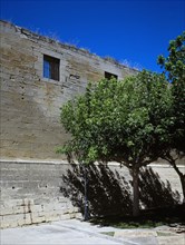 Remains of the medieval castle, Spain, Urgell region, Bellpuig