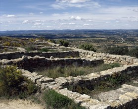 Iberian settlement of San Antonio, Calaceite, Teruel province, Aragon, Spain,