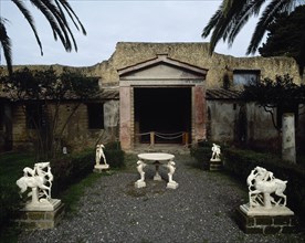 House of the Deer, Italy, Herculaneum,