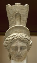 Colossal head of Tyche