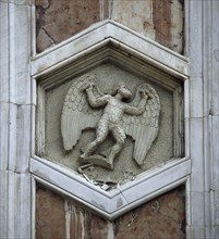 Copy after a relief by Andrea Pisano, Hexagonal panel with depiction of Daedalus,