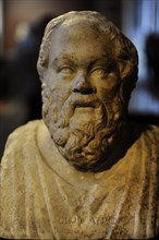 Socrates, Detail of the Double Herm of Socrates and Seneca