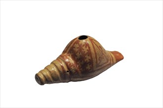 Snail shaped musical instrument