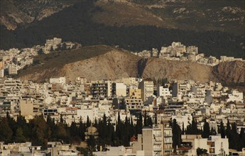 Partial view of the city, Greece, Athens,