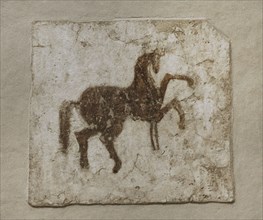 Fresco depicting a horse