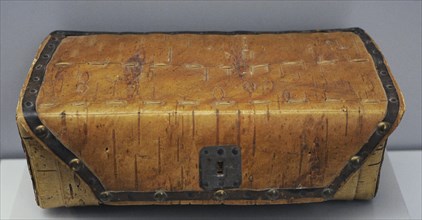 Box used by the Swedish expedition members