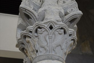 Carved capital