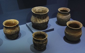 Pottery from early medieval graves