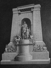 Design for the equestrian statue of Kaiser Wilhelm on the Kyffhäuser