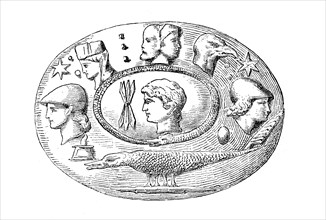 Roman amulet from the 16th century  /  Römisches Amulett aus dem 16