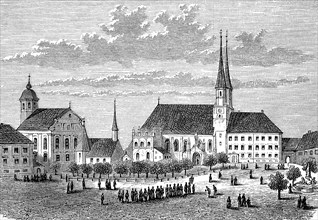 Main square with Magdalenenkirche