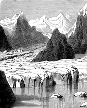 The Aletsch Glacier in Switzerland in 1880  /  Der Aletschgletscher in der Schweiz im Jahre 1880