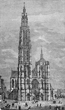 The cathedral in Antwerp in Belgium