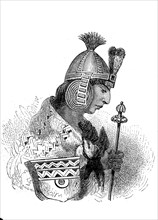 a 15th century Inca warrior from Peru