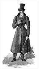 Men's fashion from 1828 in Germany  /  Männermode aus dem Jahre 1828 in Deutschland