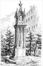 The monument to Johann Sebastian Bach at St