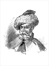 Hat fashion and beard fashion of men in Russia in the 19th century  /  Hutmode und Bartmode der Männer in Russland im 19
