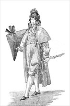 Men's fashion around 1802 in Central Europe  /  Männermode um 1802 in Mitteleuropa