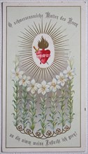 Holy image Jesus heart motif  /   Heiligenbild