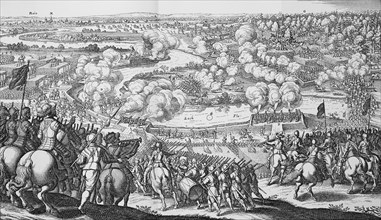 The battle of rain of 14-15. April 1632 was a major battle of the Thirty Years' War in Rain