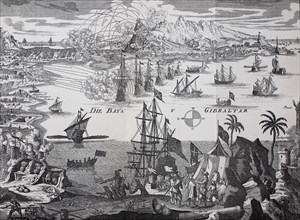 #VALUE!, Die Belagerung von Gibraltar durch die Spanier im Jahre 1727, Spanien, Mittelmeer,