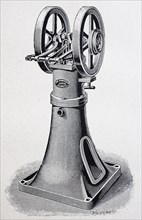 Hot air engine by Mansfeld