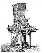 Match inserting machine from the Roller machine factory in Berlin
