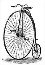 Big wheel around 1867 / Hochrad um 1867