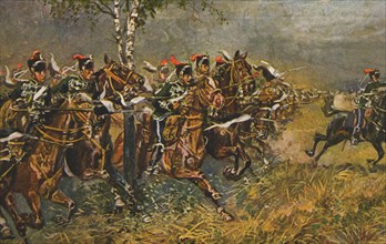 Historical postcard with a war motif