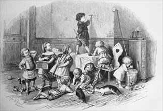 Group of children playing